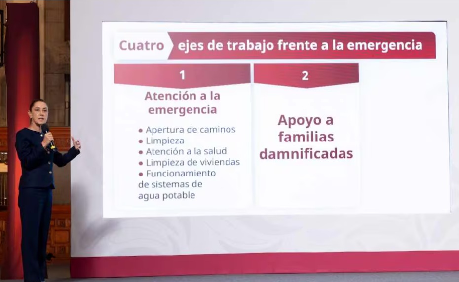 Presentan 4 ejes de trabajo para ayudar a damnificados por lluvias Presentan 4 ejes de trabajo para ayudar a damnificados por lluvias