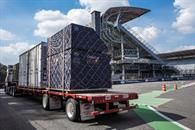 Cargamento de F1 aterriza en CDMX Cargamento de F1 aterriza en CDMX