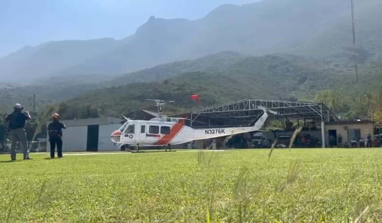 Un excursionista resultó lesionado al desbarrancarse ayer en el Pico UDEM, en la Sierra Madre, municipio de San Pedro.