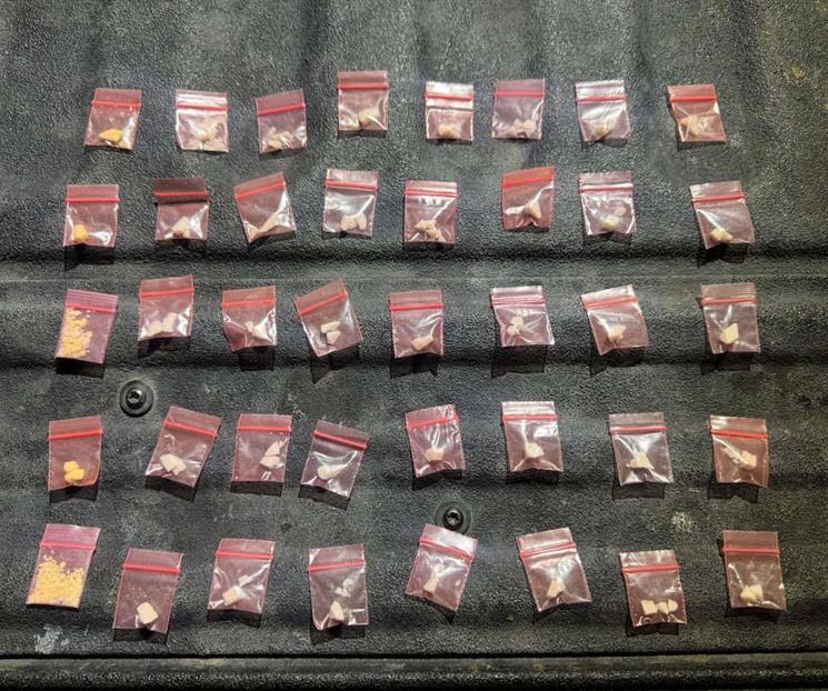 Detienen a estadounidense con droga Detienen a estadounidense con droga