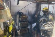 Provocan soldadores incendio Provocan soldadores incendio