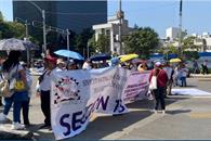 Trabajadores de Cultura bloquearon Reforma e Insurgentes Trabajadores de Cultura bloquearon Reforma e Insurgentes