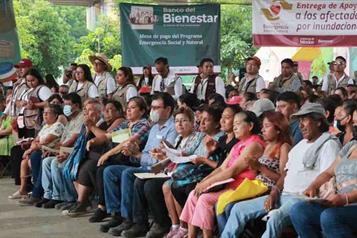 Inicia entrega de primer apoyo a damnificados
