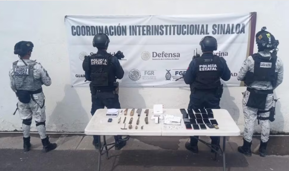 Hallan en penal de Culiacán, celulares, puntas y grameras Hallan en penal de Culiacán, celulares, puntas y grameras