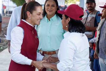 Sheinbaum encabeza en Puebla entrega de primer apoyo económico