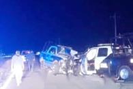 Deja choque de patrullas a 8 policías heridos Deja choque de patrullas a 8 policías heridos