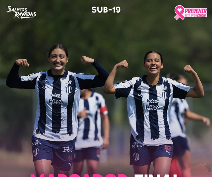 Vencen Rayadas Sub-19 al León Vencen Rayadas Sub-19 al León