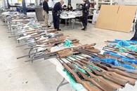 Detienen en La Frontera arsenal bélico que venía a México