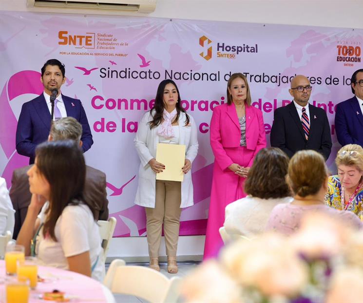 Homenajea Sección 50 a agremiadas que luchan contra el cáncer