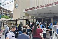 Abarrotan los alrededores del Santuario de San Judas Tadeo