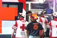 Estrella auto contra columna del Metro