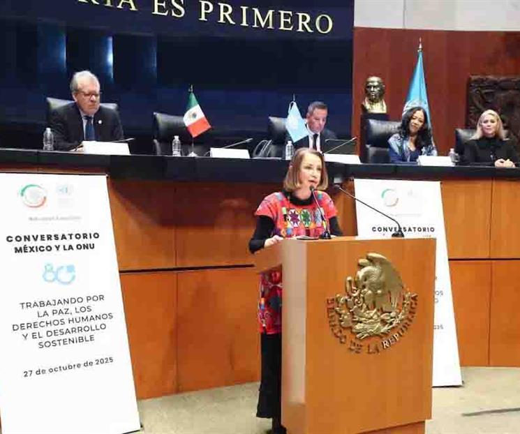Refrenda México su compromiso con la ONU, dice Laura Itzel Castillo