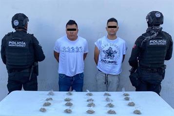Caen dos presuntos narcodistribuidores