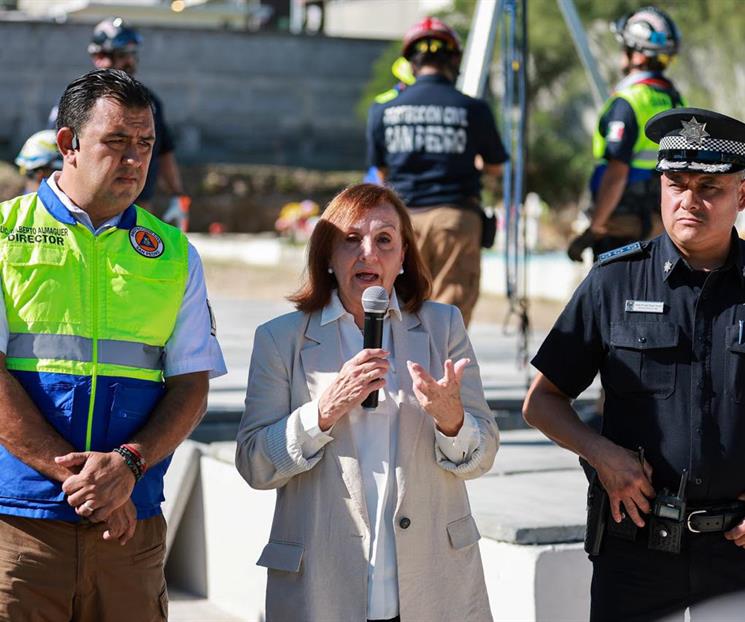 Realiza SP simulacro de rescate previo al Día de Muertos