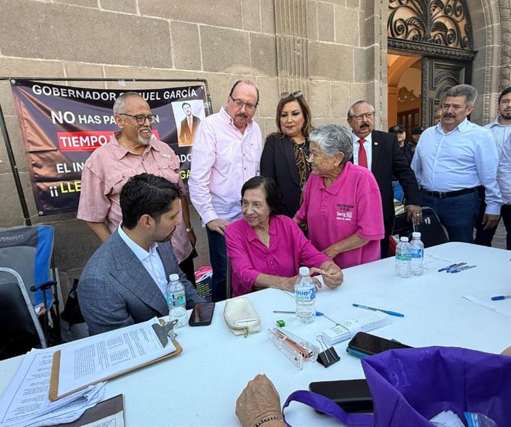 Respalda dirigencia de S50 protesta de jubilados y pensionados