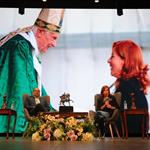 Conversa Valentina Alazraki en Escobedo