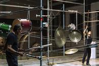 Presentan el performance sonoro "Batería Suspendida"