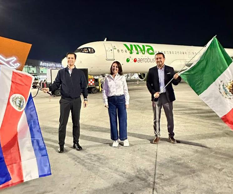 Inauguran vuelo directo Monterrey-San José, Costa Rica