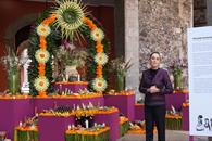 Sheinbaum presenta ofrenda del Día de Muertos en Palacio Nacional Sheinbaum presenta ofrenda del Día de Muertos en Palacio Nacional