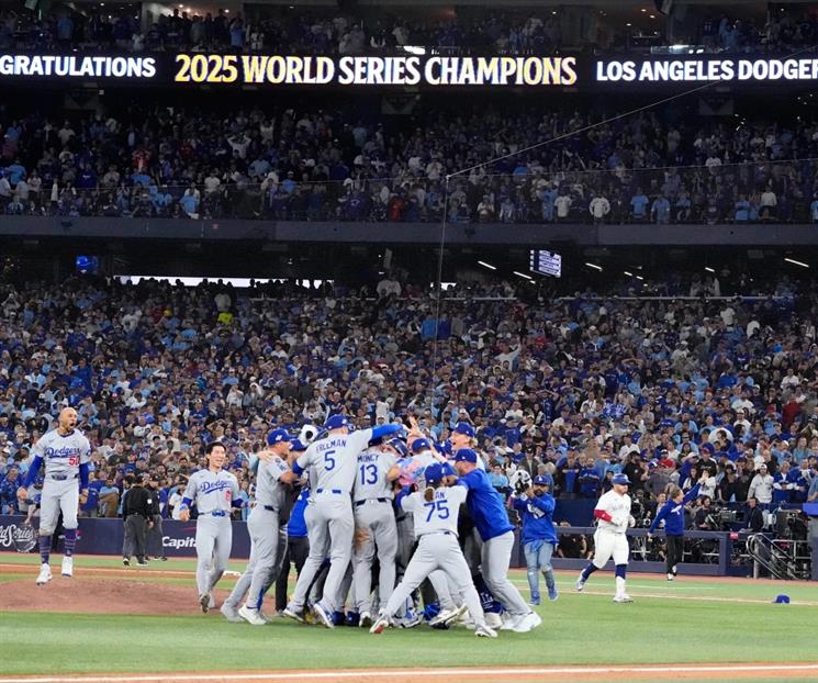 Logra Dodgers el bicampeonato en las Grandes Ligas Logra Dodgers el bicampeonato en las Grandes Ligas