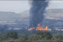 Reportan una persona lesionada en explosión de vagones