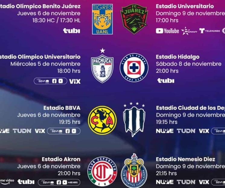 Conocen Rayadas y Tigres horarios de la Liguilla Conocen Rayadas y Tigres horarios de la Liguilla