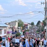 Irrumpen manifestantes en Palacio de Gobierno de Michoacán