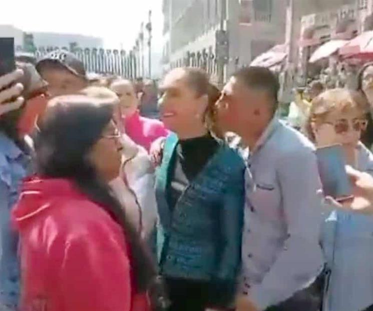Sufre Claudia Sheinbaum acoso en vía pública de la CDMX Sufre Claudia Sheinbaum acoso en vía pública de la CDMX