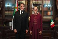 Se reúne Claudia Sheinbaum con Emmanuel Macron en Palacio Nacional Se reúne Claudia Sheinbaum con Emmanuel Macron en Palacio Nacional