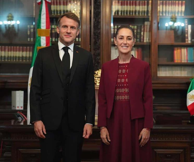 Se reúne Claudia Sheinbaum con Emmanuel Macron en Palacio Nacional Se reúne Claudia Sheinbaum con Emmanuel Macron en Palacio Nacional