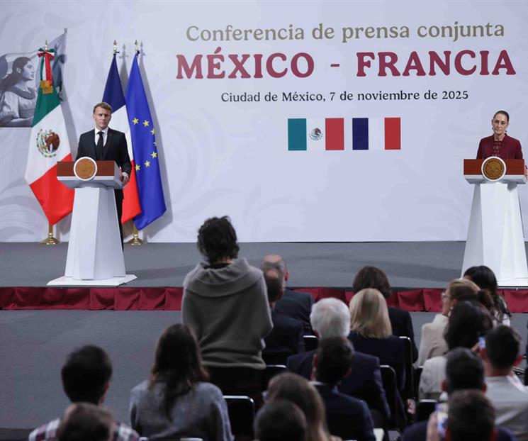 Canciller De la Fuente celebra encuentro Sheinbaum-Macron Canciller De la Fuente celebra encuentro Sheinbaum-Macron