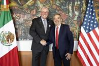 Canciller De la Fuente recibe al gobernador de Nueva Jersey Canciller De la Fuente recibe al gobernador de Nueva Jersey
