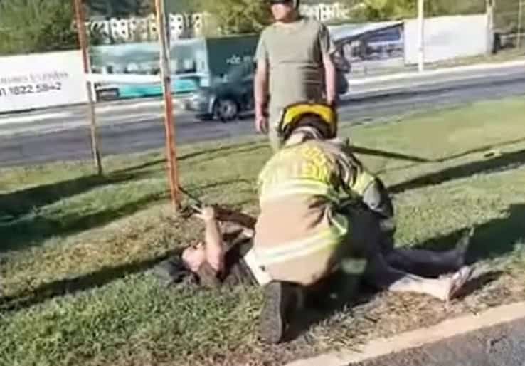 Deja choque tres lesionados Deja choque tres lesionados