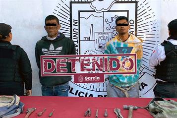 Caen en García presuntos incendiarios