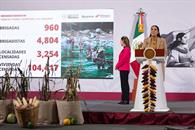 Montiel dice que afectación por lluvias se atendió en tiempo récord