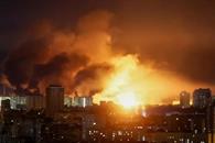 Ataque masivo ruso a Kiev deja nueve heridos y daños