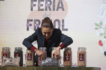 Sheinbaum promueve los frijoles Bienestar