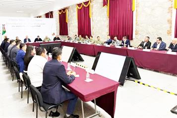 Reúne Harfuch al Gabinete de Seguridad en Uruapan