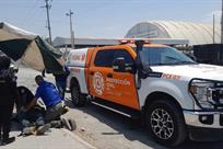 Embiste tren a transporte de personal