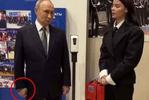 Video de Putin con mano hinchada genera especulaciones