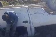 Vuelca camioneta en la Nacional Vuelca camioneta en la Nacional