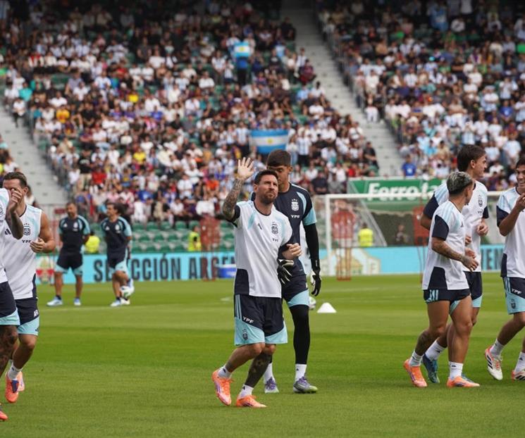 Anota y asiste Messi en victoria ante Angola