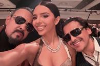 Ángela y Nodal en tenso momento durante los Latin Grammy