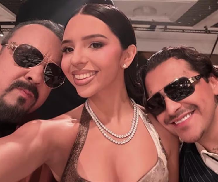 Ángela y Nodal en tenso momento durante los Latin Grammy Ángela y Nodal en tenso momento durante los Latin Grammy