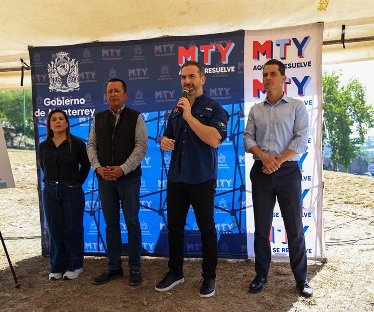 Supervisa Adrián rehabilitación de parque en Colinas de San Jerónimo