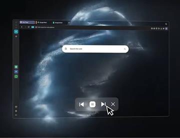 Opera integra un visualizador musical con soporte para streaming