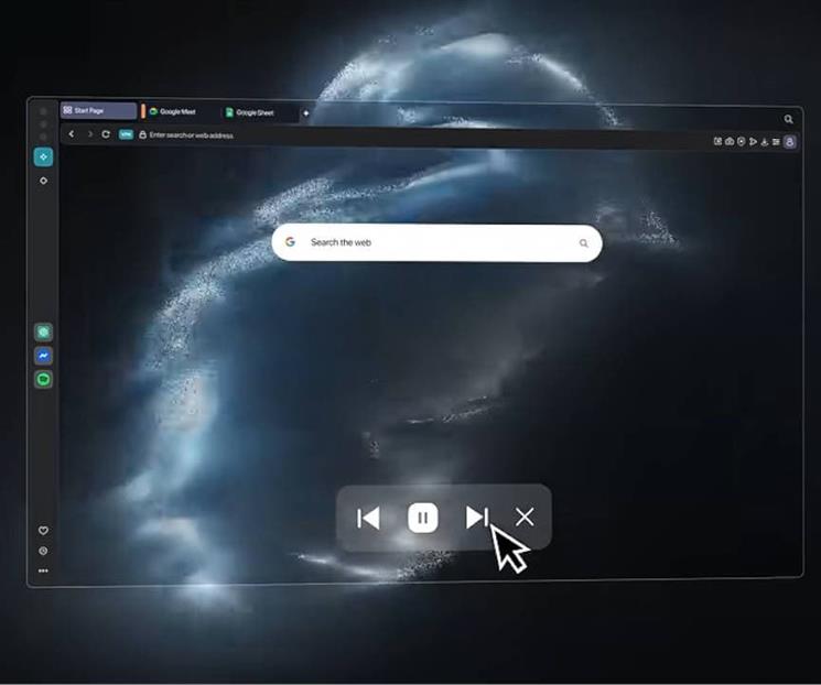 Opera integra un visualizador musical con soporte para streaming