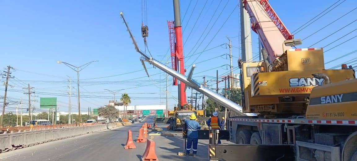 Reubican líneas de alta tensión por obras del Metro