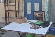 Decomisan pirotecnia en vivienda