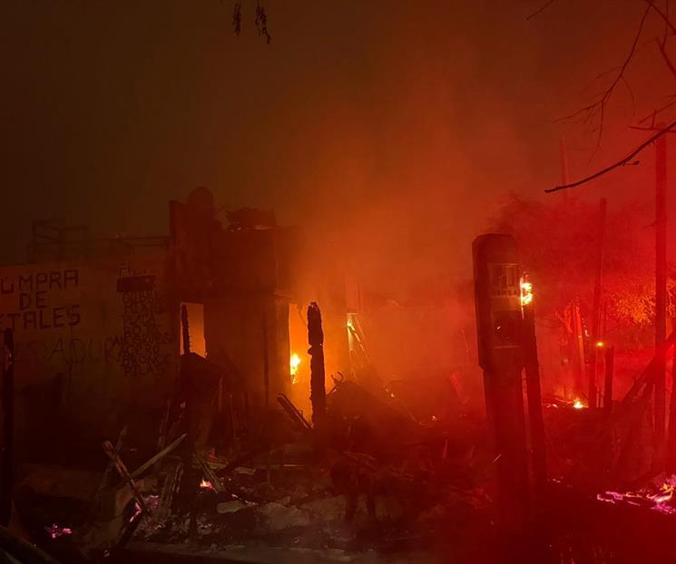 Fallece hombre en incendio de tejabán de Pesquería